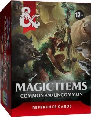 Dungeons & Dragons Reference Cards - Magic Items Common and Uncommon - The Feisty Goblin Gamehouse -