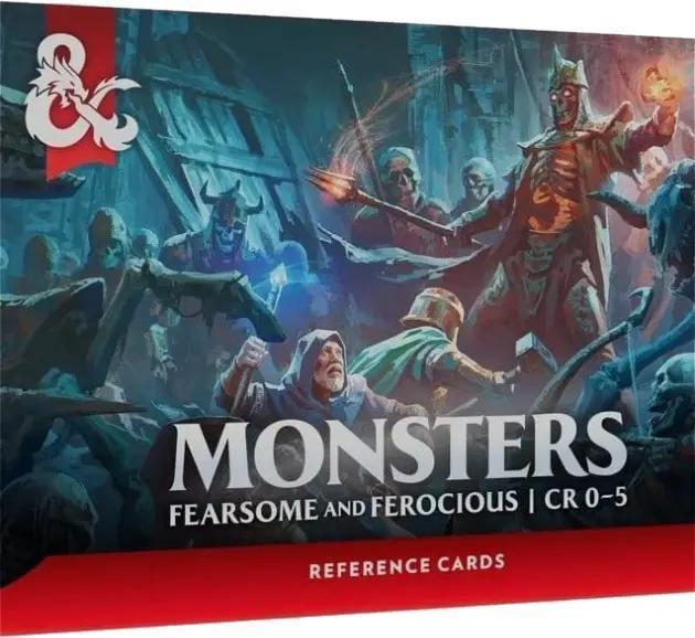 Dungeons & Dragons Reference Cards - Monsters Fearsome and Ferocious - The Feisty Goblin Gamehouse -