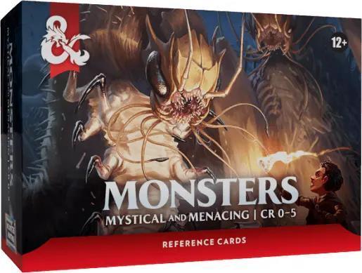 Dungeons & Dragons Reference Cards - Monsters Mystical and Menacing - The Feisty Goblin Gamehouse -
