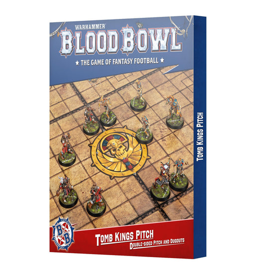 Warhammer Blood Bowl - Pitch & Dugouts: Tomb Kings Team