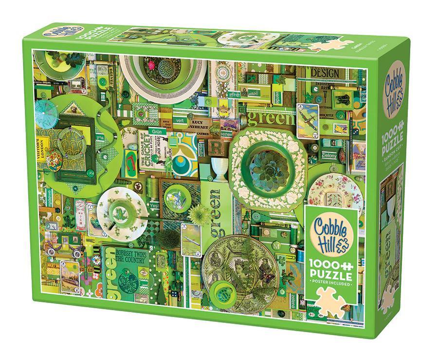 Cobble Hill Puzzles - Green | 1000 Piece