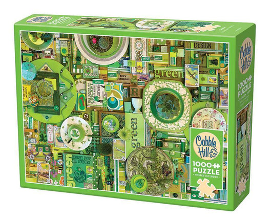 Cobble Hill Puzzles - Green | 1000 Piece