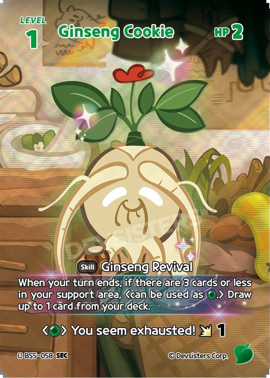 CookieRun TCG - Ginseng Cookie [BS5-058 SEC]
