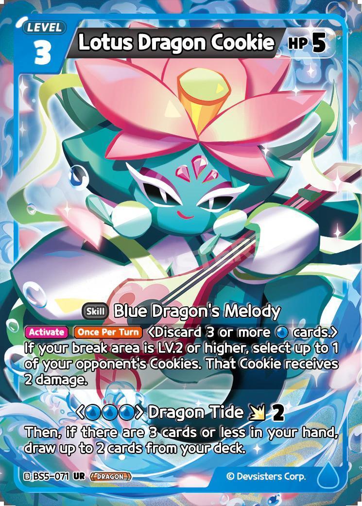 CookieRun TCG - Lotus Dragon Cookie [BS5-071 UR]