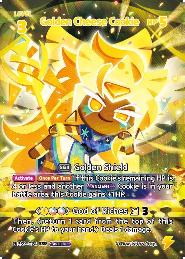 CookieRun TCG - Golden Cheese Cookie [BS9-024 SSR]