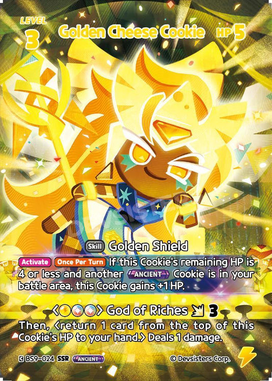 CookieRun TCG - Golden Cheese Cookie [BS9-024 SSR]