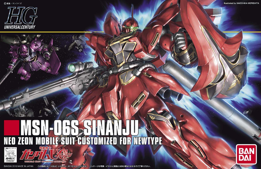 Bandai Gundam - Gunpla HGUC: MSN-06S Sinanju (1/144 | #116)