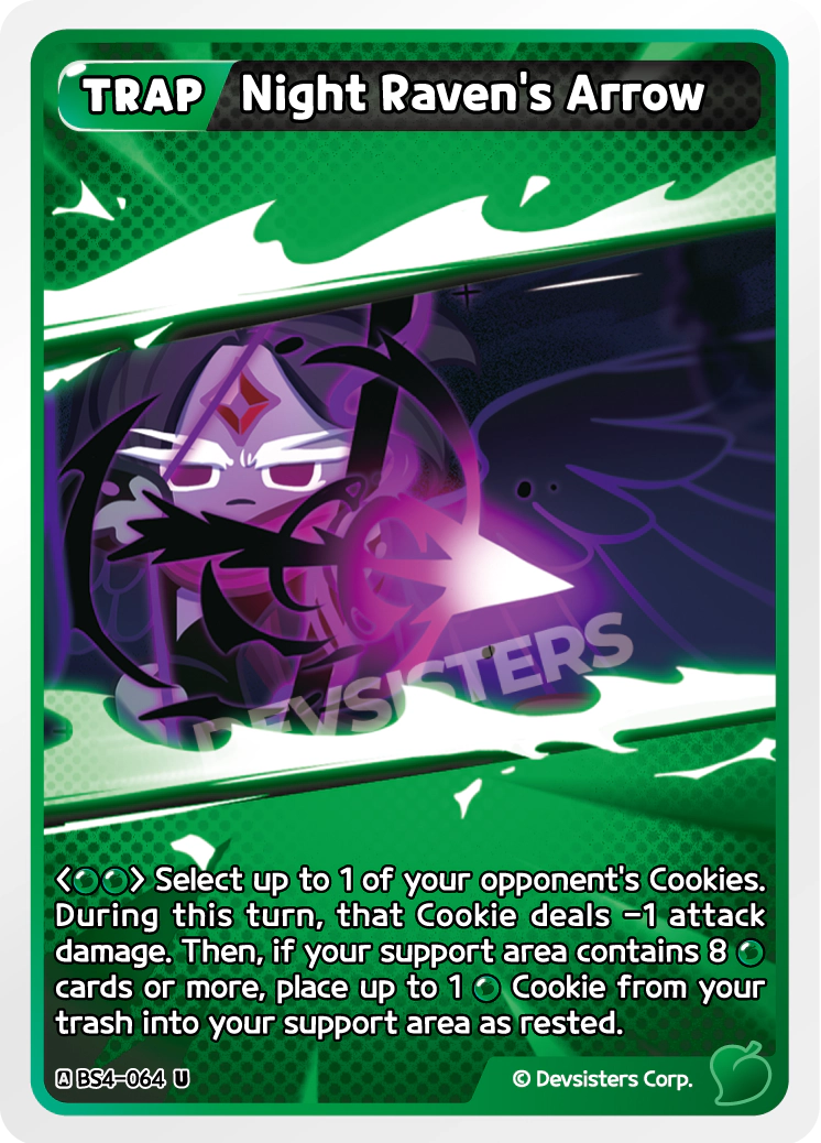 CookieRun TCG - Night Raven’s Arrow [BS4-064 U]