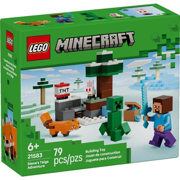 LEGO® Minecraft® Steve's Taiga Adventure | 21583