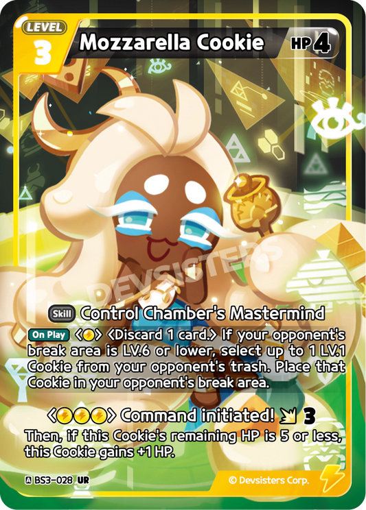 CookieRun TCG - Mozzarella Cookie [BS3-028 UR]