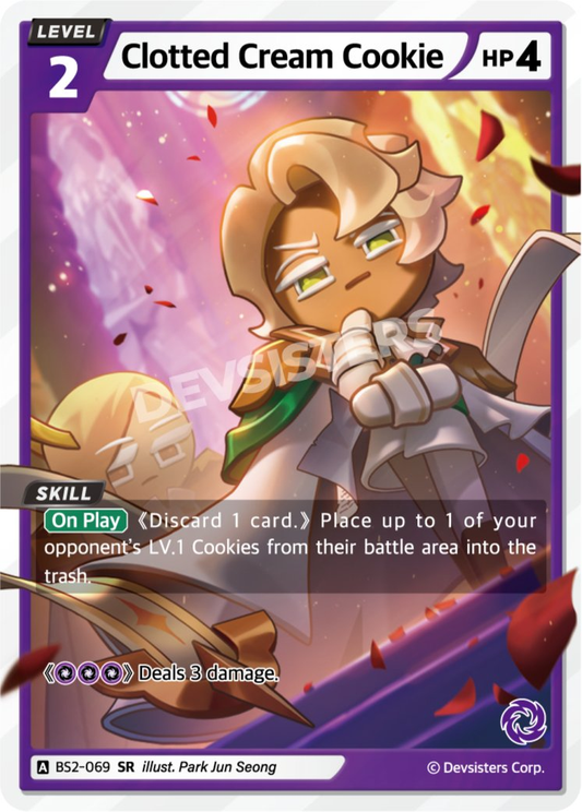 CookieRun TCG - Clotted Cream Cookie [BS2-069 SR]
