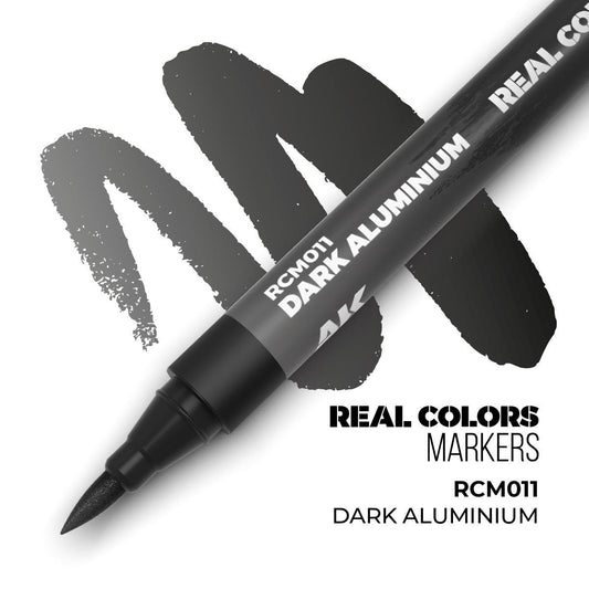 AK Interactive - Real Colors Markers: Dark Aluminium