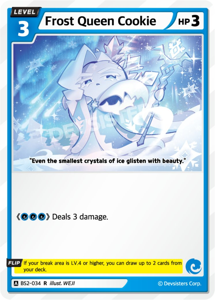 CookieRun TCG - Frost Queen Cookie [BS2-034 R]