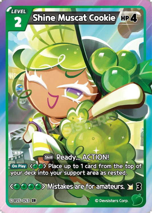 CookieRun TCG - Shine Muscat Cookie [BS5-053 SR]