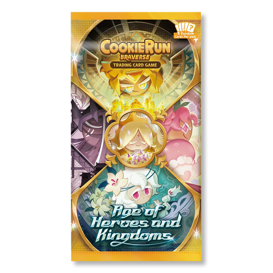 CookieRun Braverse TCG - Age of Heroes and Kingdoms Booster Pack