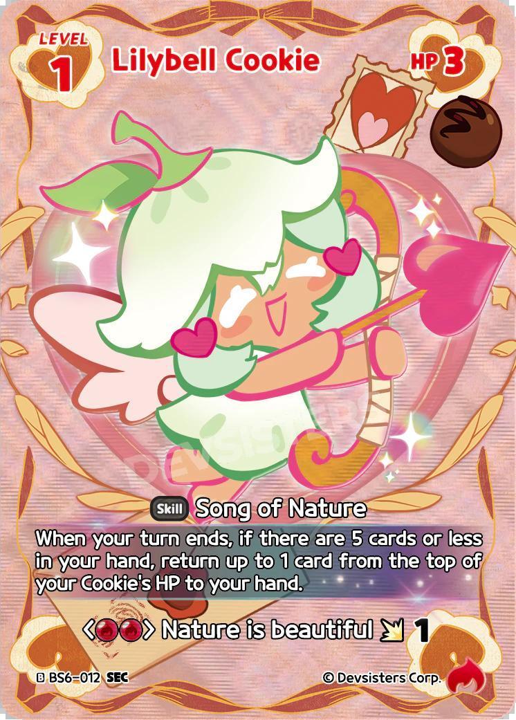CookieRun TCG - Lilybell Cookie [BS6-012 SEC]