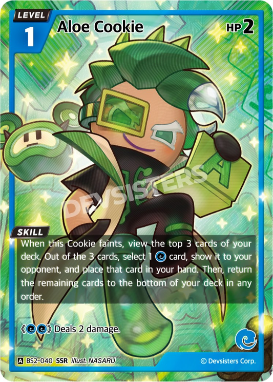 CookieRun TCG - Aloe Cookie [BS2-040 SSR]