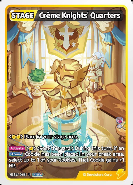 CookieRun TCG - Crème Knights' Quarters [BS7-043 U]