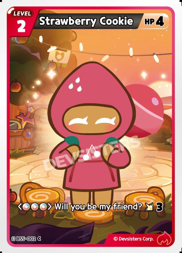 CookieRun TCG - Strawberry Cookie [BS5-002 C]