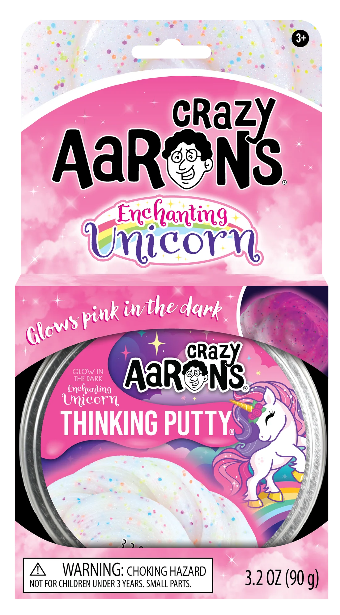 Crazy Aaron's: Enchanting Unicorn - Full Size 4” Thinking Putty Tin