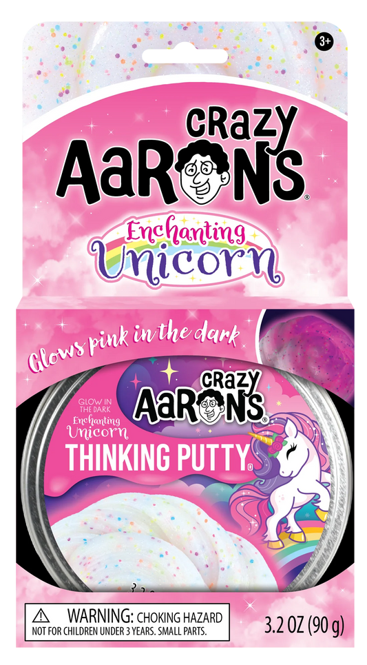 Crazy Aaron's: Enchanting Unicorn - Full Size 4” Thinking Putty Tin