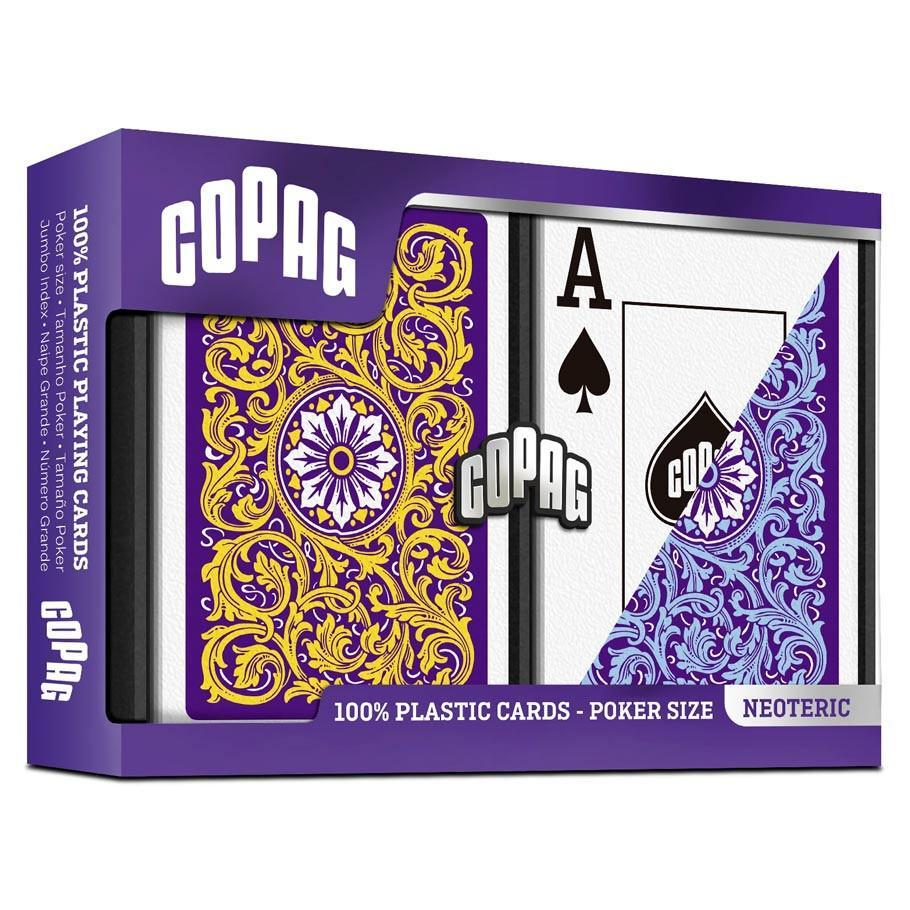 COPAG: Neoteric: Plastic Poker Size Jumbo Index 2-Pack Playing Cards