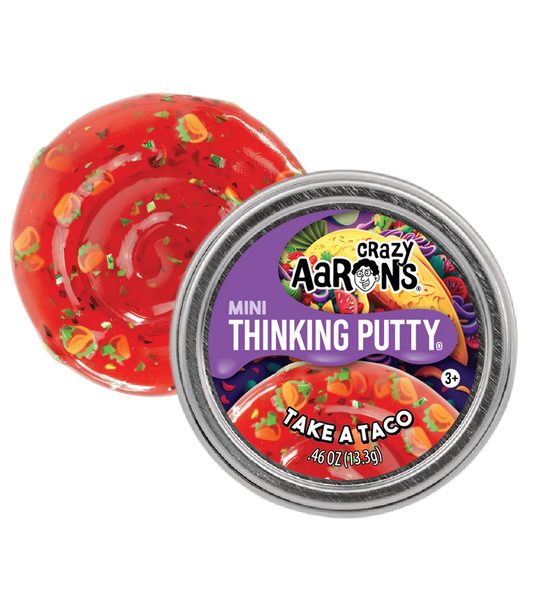 Crazy Aaron's: Take a Taco - Mini Thinking Putty Tin (0.47 oz)