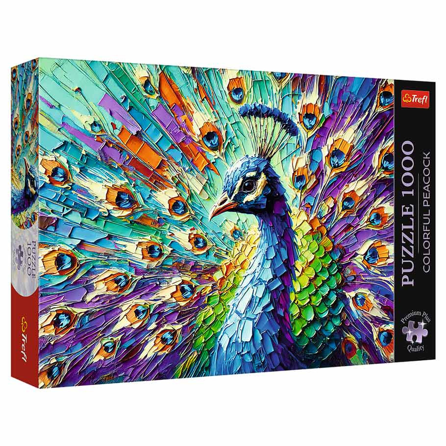 Trefl - Colorful Peacock (1000)