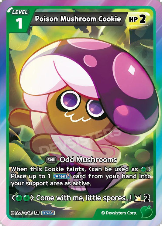 CookieRun TCG - Poison Mushroom Cookie [BS7-048 SR]