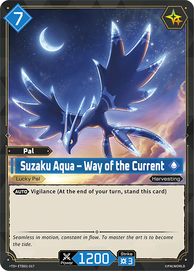 Palworld TCG - Suzaku Aqua – Way of the Current [ETD01-017TD]