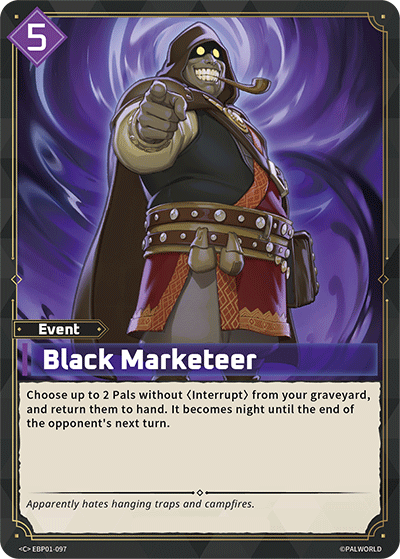 Palworld TCG - Black Marketeer [EBP01-097C]