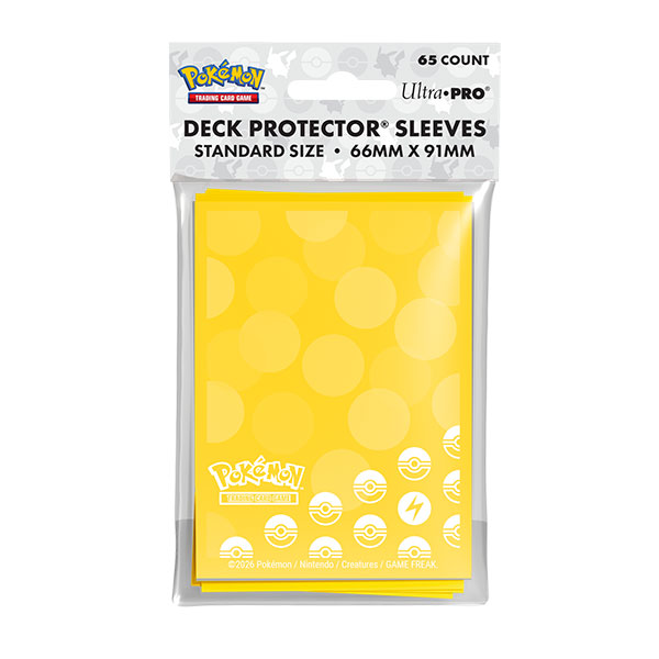 Deck Protectors: Pokemon- Energy- Lightning Type (65ct.)