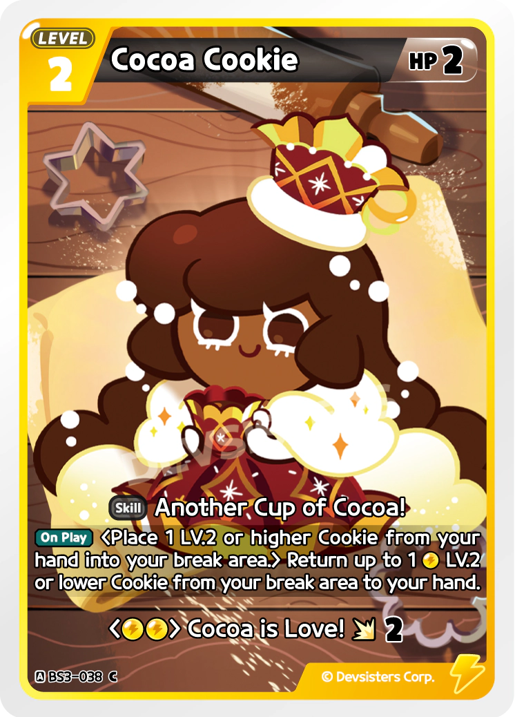 CookieRun TCG - Cocoa Cookie [BS3-038 C]
