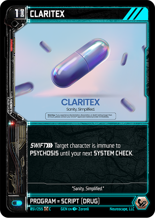 Neuroscape TCG - Claritex GEN-051