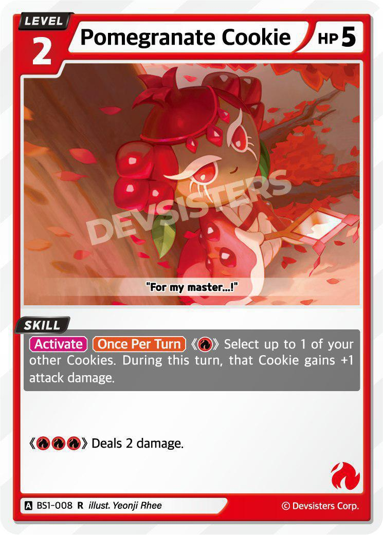 CookieRun TCG - Pomegranate Cookie [BS1‑008 R]
