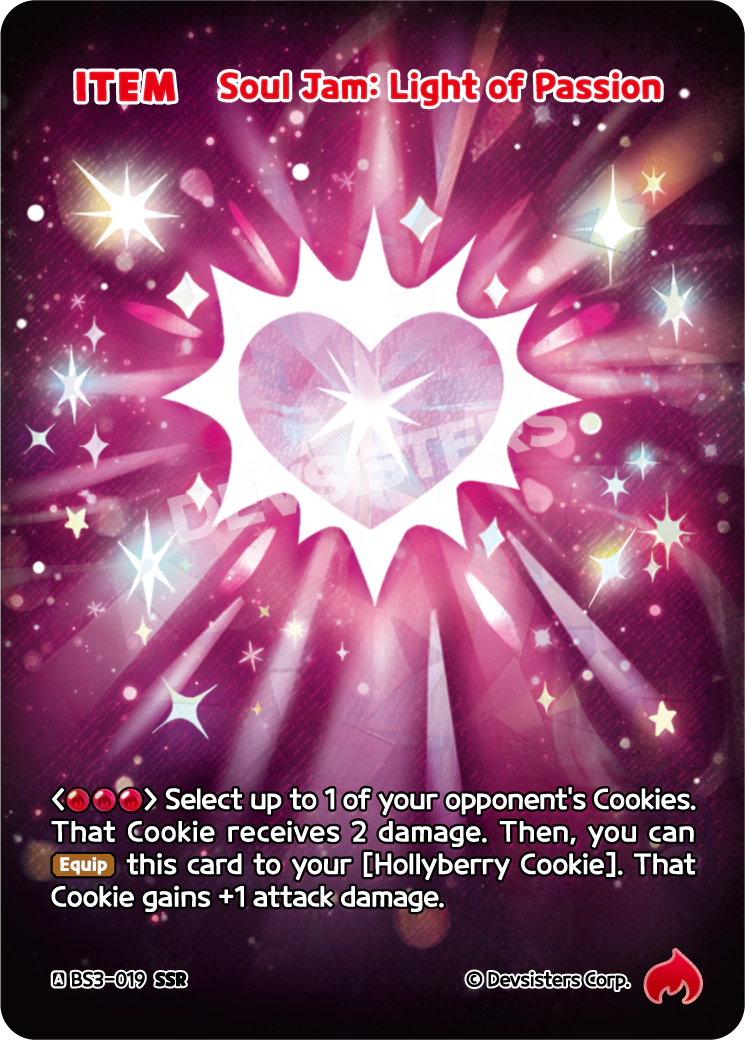 CookieRun TCG - Soul Jam: Light of Passion [BS3-019 SSR]