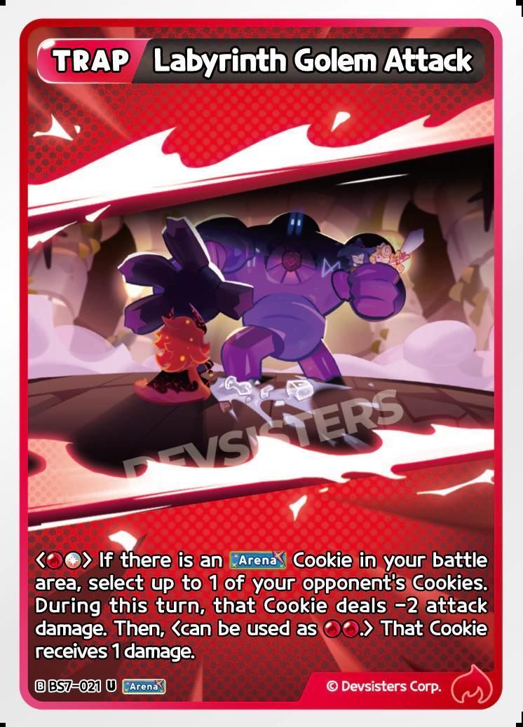 CookieRun TCG - Labyrinth Golem Attack [BS7-021 U]