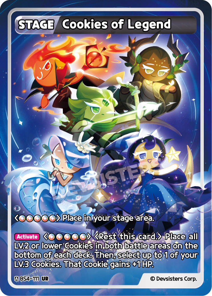 CookieRun TCG - Cookies of Legend [BS4-111 UR]