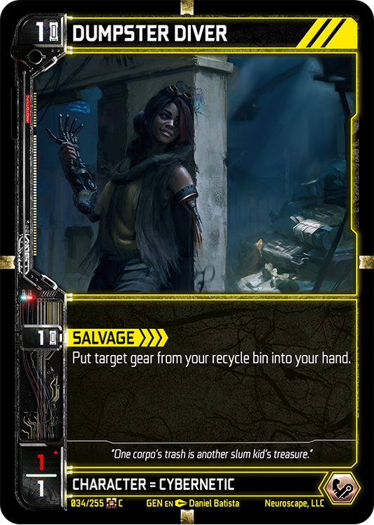Neuroscape TCG - Dumpster Diver GEN-034