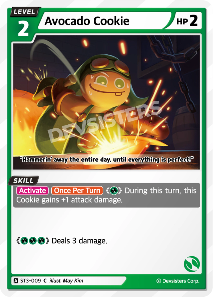 CookieRun TCG - Avocado Cookie [ST3-009 C]