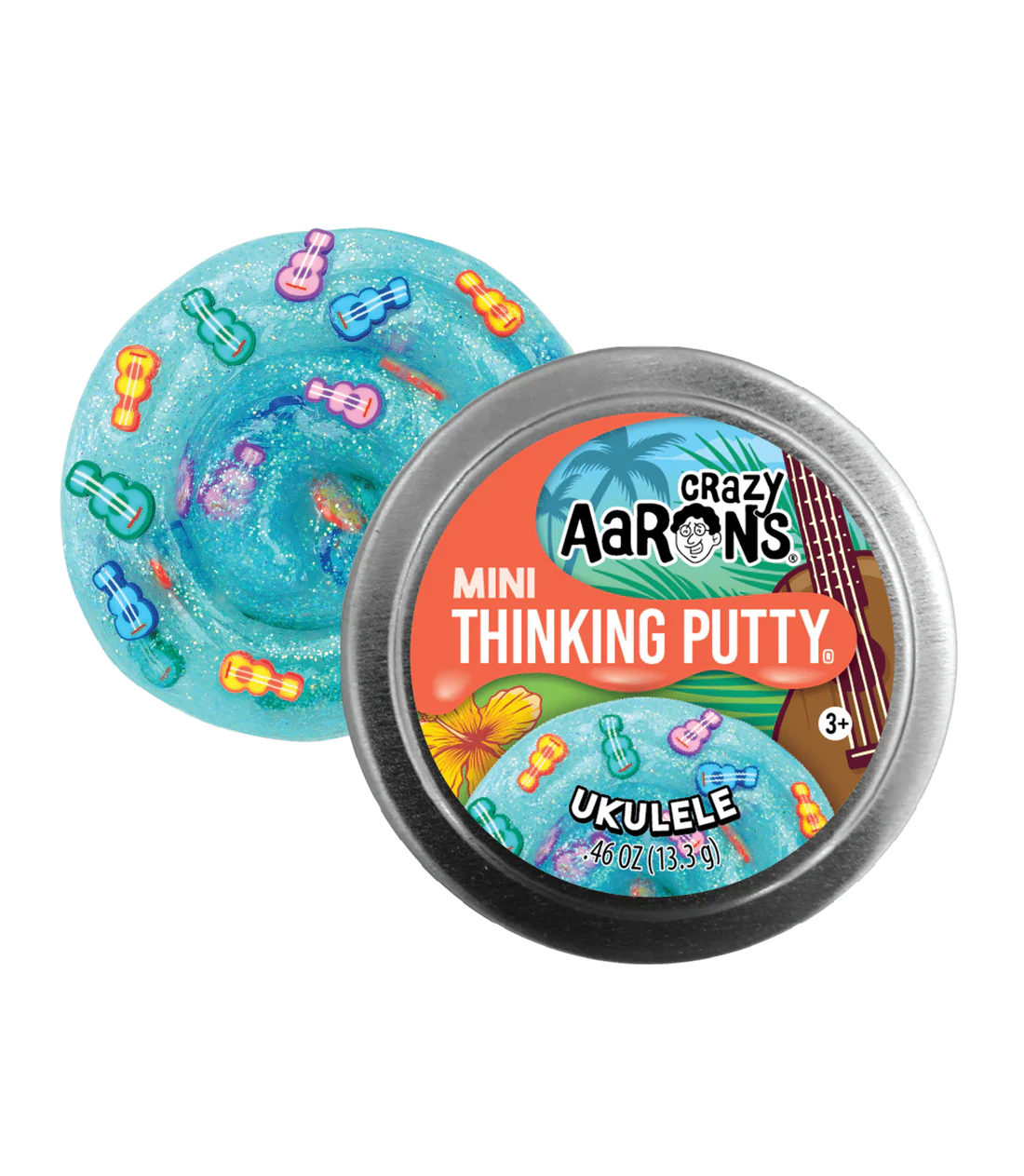 Crazy Aaron's: Ukulele - Mini Thinking Putty Tin (0.47 oz)