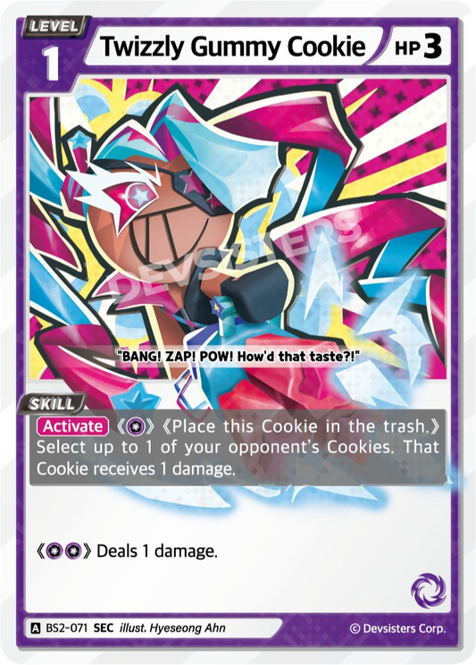 CookieRun TCG - Twizzly Gummy Cookie [BS2-071 SEC]
