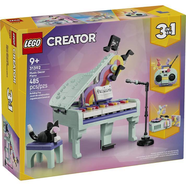LEGO® Creator Music Decor Piano with Cat | 31392