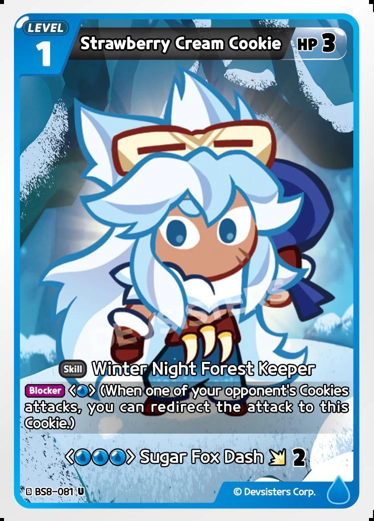 CookieRun TCG - Strawberry Cream Cookie [BS8-081 U]