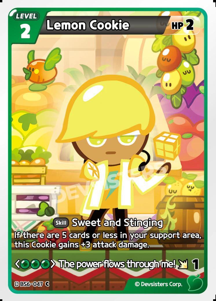 CookieRun TCG - Lemon Cookie [BS6-047 C]
