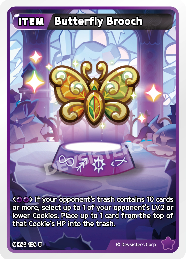 CookieRun TCG - Butterfly Brooch  [BS4-106 U]