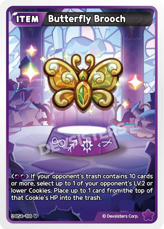 CookieRun TCG - Butterfly Brooch  [BS4-106 U]