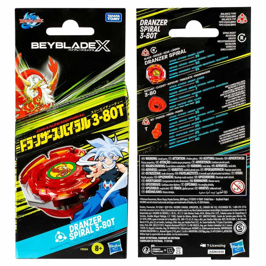 Beyblade - X: Dranzer Spiral 3-80T