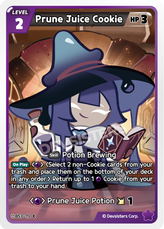 CookieRun TCG - Prune Juice Cookie [BS3-112 C]