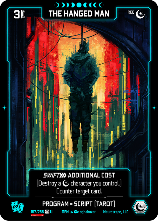 Neuroscape TCG - The Hanged Man GEN-157